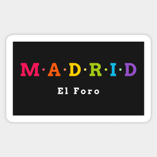 Madrid, Spain Sticker